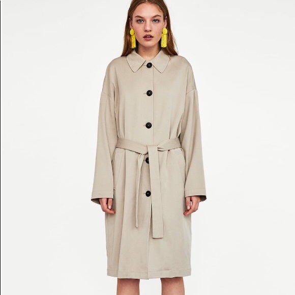 Zara Jackets & Blazers - ZARA Flowing Trench Coat